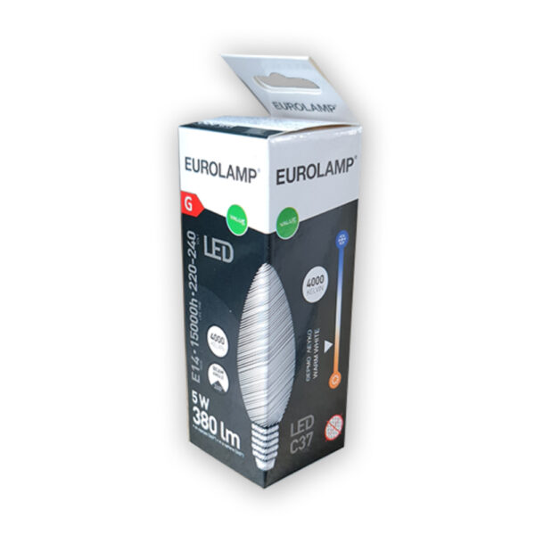 ΛΑΜΠΑ LED ΚΕΡΙ 5W Ε14 4000K 220-240V