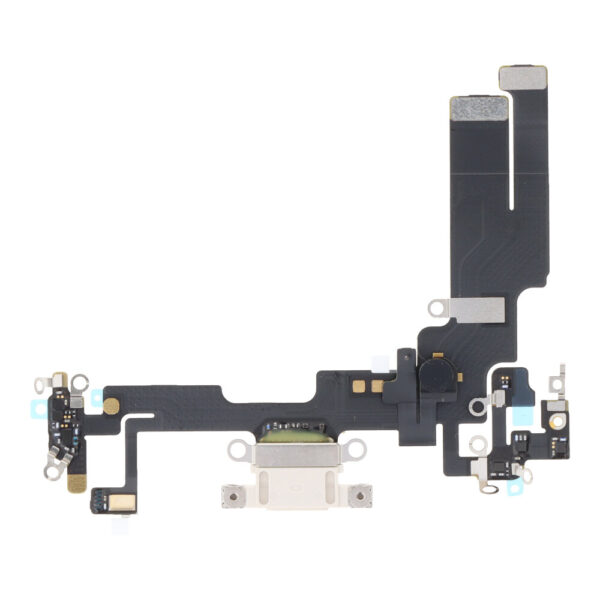 APPLE iPhone 14 - Charging Flex Cable Connector White Original