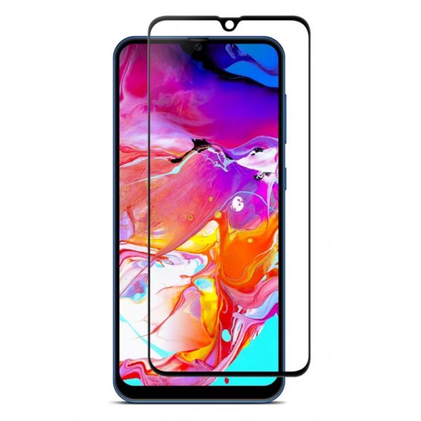 SAMSUNG A145F Galaxy A14 / A146B Galaxy A14 5G - TEMPERED GLASS 9H Hardness 0,3mm 5D ΜΑΥΡΟ FULL GLUE
