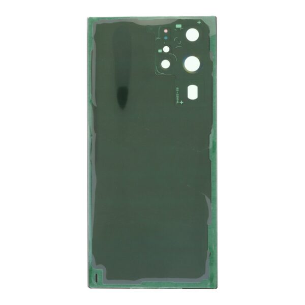 SAMSUNG S908B Galaxy S22 Ultra - Battery cover + Adhesive + Camera Lens Burgundy High Quality