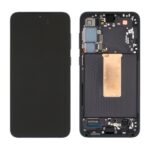 SAMSUNG S916B Galaxy S23 Plus - LCD - Complete front + Touch + Frame Black Original Service Pack