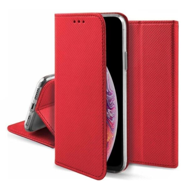 XIAOMI Poco C40 - ΘΗΚΗ BOOK STYLE SMART ΜΑΓΝΗΤΙΚΗ ΚΟΚΚΙΝΗ