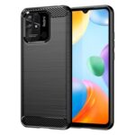 XIAOMI Poco C40 - ΘΗΚΗ ΣΙΛΙΚΟΝΗΣ CARBON ΜΑΥΡΗ