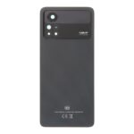 XIAOMI Poco X4 Pro 5G - Battery cover + Adhesive + Camera Lens Black Original