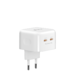 DEVIA wall charger Extreme PD 45W 2x USB-C white