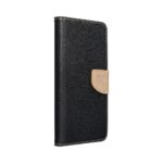 XIAOMI Redmi 12C - ΘΗΚΗ NETONE FANCY DIARY BOOK STYLE ΠΟΡΤΟΦΟΛΙ ΜΑΥΡΗ - ΧΡΥΣΗ