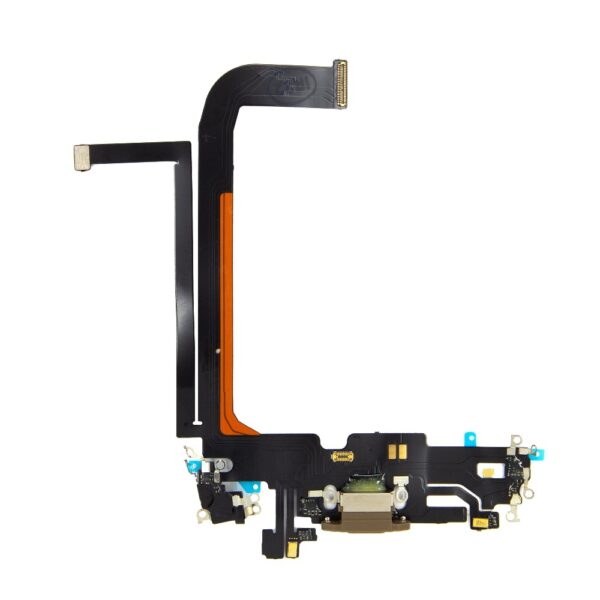 APPLE iPhone 13 Pro Max - Charging Flex Cable Connector Gold HQ