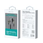 DEVIA wired earphones Smart Dual jack 3,5mm black inear