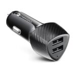 FORCELL CARBON car charger 2xUSB CC50-2A17W black (17W)