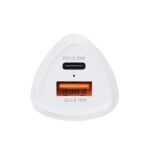 FORCELL CARBON car charger Type C 3.0 PD20W + USB QC3.0 18W 5A CC50- 1A1C white (38W)
