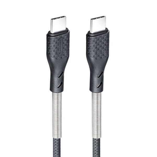 FORCELL Carbon cable Type C to Type C 3.0 QC Power Delivery PD60W CB-02C black 1m