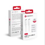 FORCELL cable Type C to Type C QC4.0 5A/20V PD100W C339 2m white
