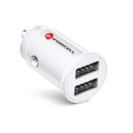 FORCELL car charger USB 3.0 + USB C Quick Charging + Power Delivery PD20W 4A CC-QCPD01 white