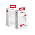 Forcell Travel Charger GaN 2xUSB type C 1x USB PD and Quick Charge 4.0 function (65W)