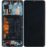 HUAWEI P30 Pro - LCD + Touch + Frame + Battery Aurora Blue Original Service Pack