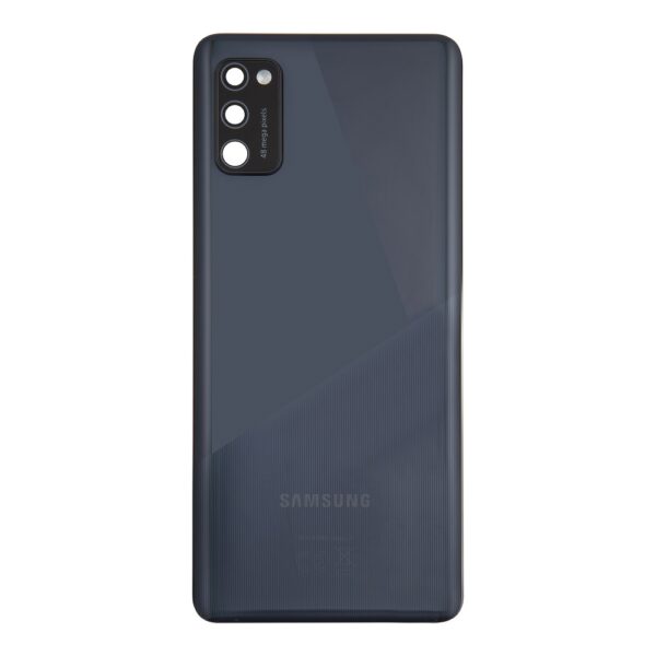 SAMSUNG A415F Galaxy A41 - Battery cover + Adhesive Black Original