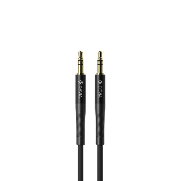 DEVIA cable Ipure audio jack 3,5 mm - jack 3,5 mm 1m black