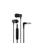 DEVIA wired earphones Kintone Metal jack 3,5mm Green