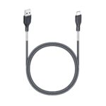 FORCELL Carbon cable USB to Type C QC3.0 3A CB-02B black 1m