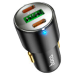 HOCO - NZ6 Car charger PD 45W Type-C 25W + Type-C 20W + USB 18W output