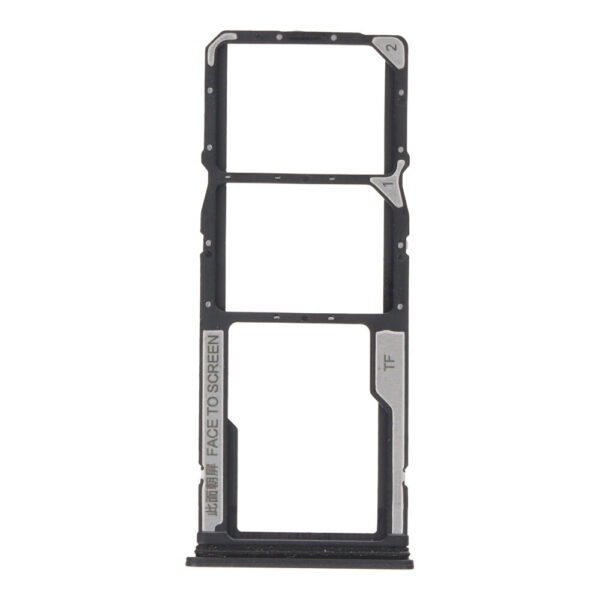 XIAOMI Redmi 12C - SIM Card Tray Dual Card Black Original
