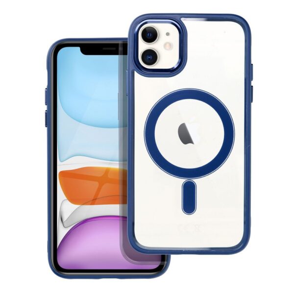 APPLE iPhone 11 Pro Max - ΘΗΚΗ ΣΙΛΙΚΟΝΗΣ Mag Cover ΜΠΛΕ