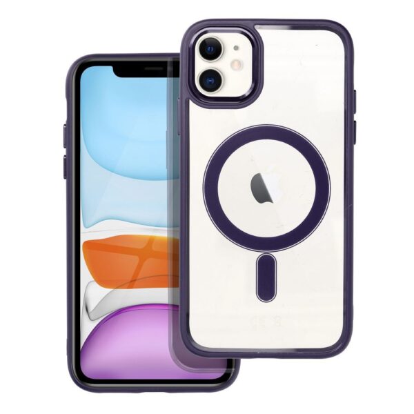 APPLE iPhone 11 - ΘΗΚΗ ΣΙΛΙΚΟΝΗΣ Mag Cover ΜΩΒ