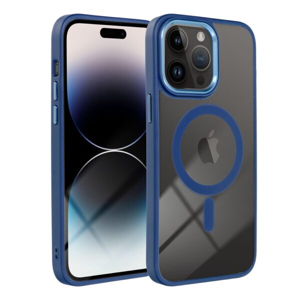 APPLE iPhone 13 Pro Max - ΘΗΚΗ ΣΙΛΙΚΟΝΗΣ Mag Cover ΜΠΛΕ