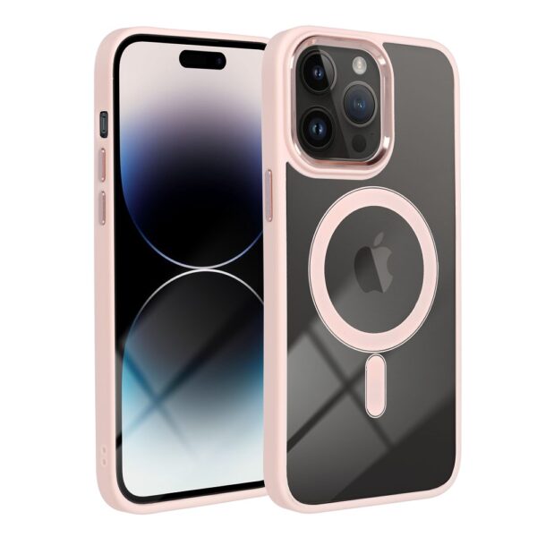 APPLE iPhone 14 Plus - ΘΗΚΗ ΣΙΛΙΚΟΝΗΣ Mag Cover ΡΟΖ