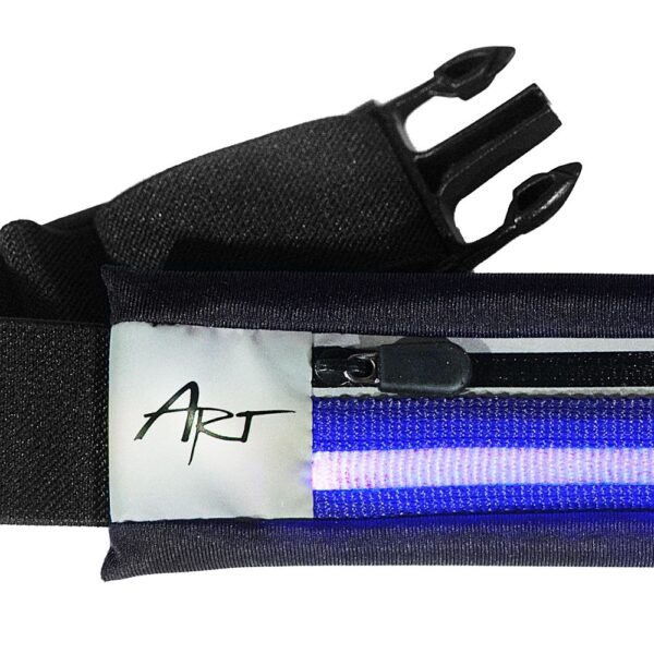 Sport belt with case and light ART APS-01B black