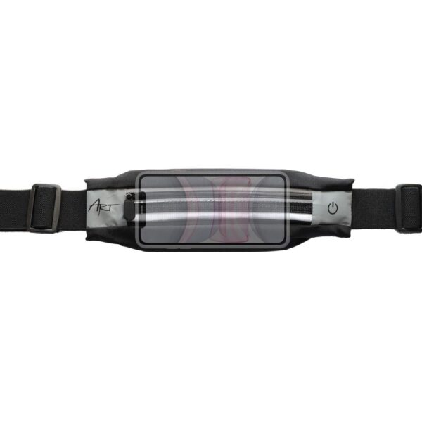 Sport belt with case and light ART APS-01B black