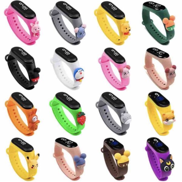 Tamy KidsBand 10 ΤΕΜΑΧΙΑ mix ψηφιακά ρολόγια Led αδιάβροχα για παιδιά.