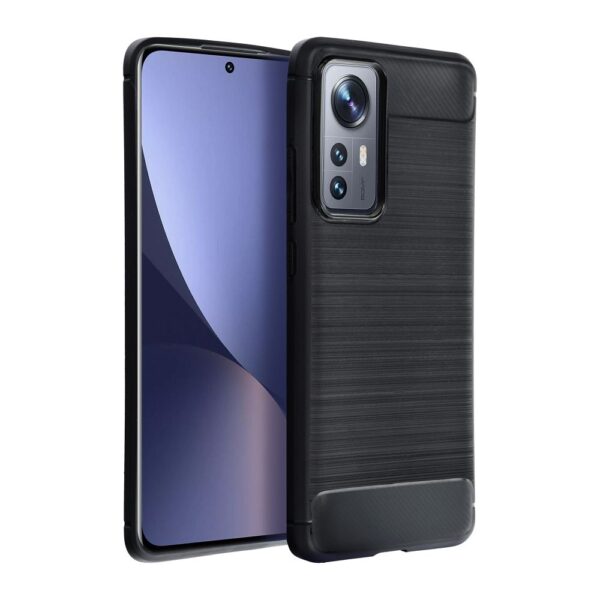 XIAOMI Redmi Note 12s - ΘΗΚΗ ΣΙΛΙΚΟΝΗΣ CARBON ΜΑΥΡΗ