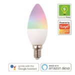 ΛΑΜΠΑ LED SMART WIFI ΚΕΡΙ 6W Ε14 RGBW 220-240V