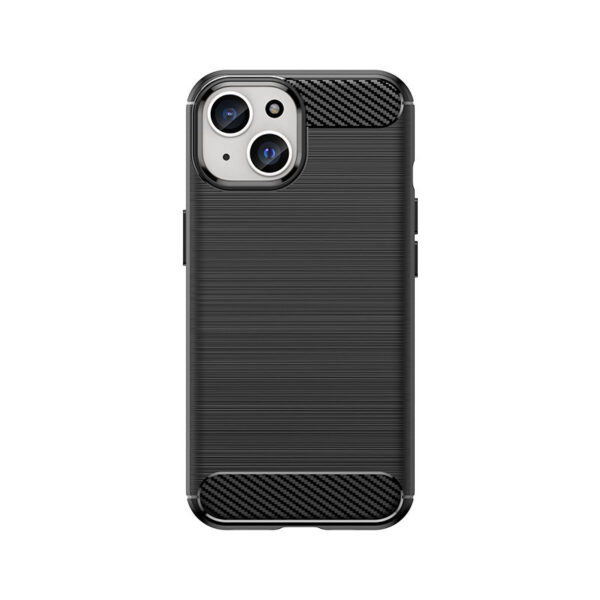 APPLE iPhone 15 Plus - ΘΗΚΗ ΣΙΛΙΚΟΝΗΣ CARBON ΜΑΥΡΗ