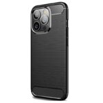 APPLE iPhone 15 - ΘΗΚΗ ΣΙΛΙΚΟΝΗΣ CARBON ΜΑΥΡΗ