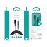 DEVIA cable Ipure audio jack 3,5 mm - USB-C 1m black