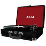 Akai ATT-E10 Πικάπ βαλίτσα με εγγραφή σε USB / κάρτα SD και ενσωματωμένα ηχεία 3 W