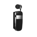 Egoboo Clip+Go In-ear Bluetooth Handsfree Ακουστικό Retractable Black