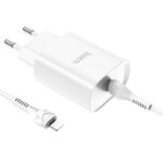 HOCO - N14 TRAVEL CHARGER PD 20W + LIGHTNING Cable White