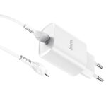 HOCO - N14 TRAVEL CHARGER PD 20W + LIGHTNING Cable White
