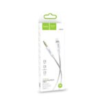 HOCO - UPA19 cable AUX Audio Jack 3,5mm to Type C 1m Silver