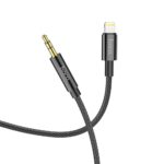 HOCO - UPA19 cable AUX Audio Jack 3,5mm to Type C 1m black
