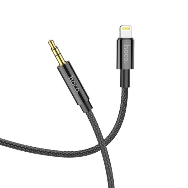 HOCO - UPA19 cable AUX Audio Jack 3,5mm to Type C 1m black