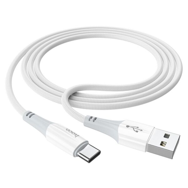 HOCO - X70 DATA CABLE Type C 1m 3A WHITE