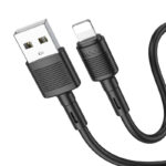 HOCO - X83 DATA CABLE USB TO LIGHTNING 1m 2.4A BLACK
