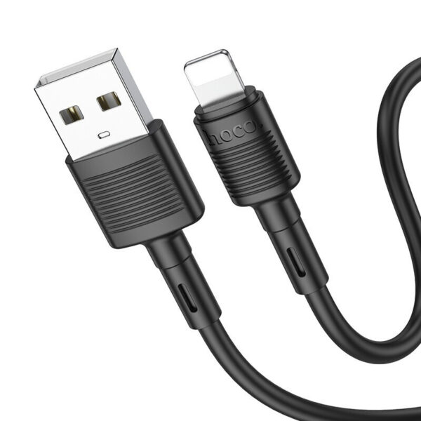 HOCO - X83 DATA CABLE USB TO LIGHTNING 1m 2.4A BLACK