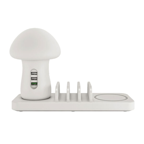 USB TRAVEL CHARGER 3 IN 1, 40W + Wireless Charger With Led