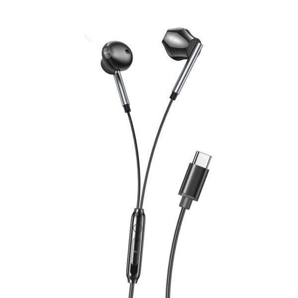 XO - EP66 In-ear Handsfree ANC με Βύσμα Type-C Μαύρο