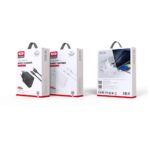 XO - L105 wall charger 2xUSB-C 35W + TYPE-C Cable BLACK